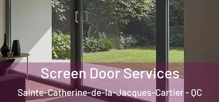 Screen Door Services Sainte-Catherine-de-la-Jacques-Cartier - QC